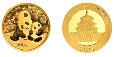 Moneta 30g Chińska Panda