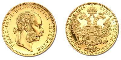 Moneta 3,49g 1 Austriacki Dukat