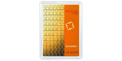 Sztabka 100 x 1g Combibar Valcambi, Szwajcaria