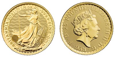 Moneta 1-4 Uncji Britannia