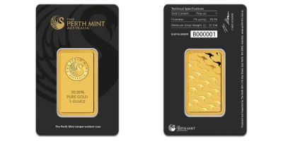 Sztabka 1 Uncja Perth Mint, Australia