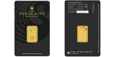 Sztabka 5g Perth Mint, Australia